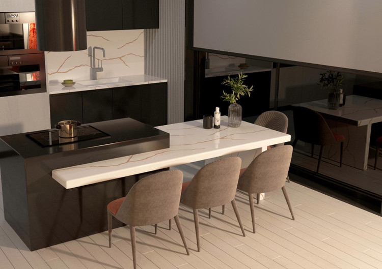 سنگ مصنوعی اورانوس ML705 Stream white gold