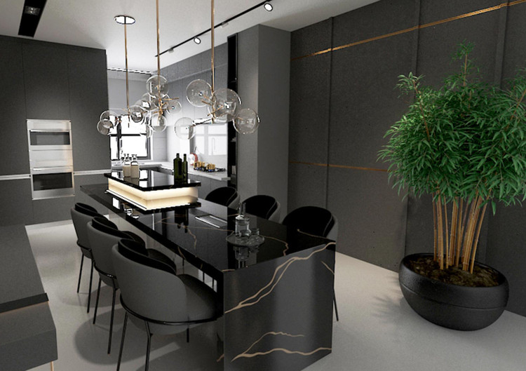 سنگ مصنوعی اورانوس ML708 Mountain black brown