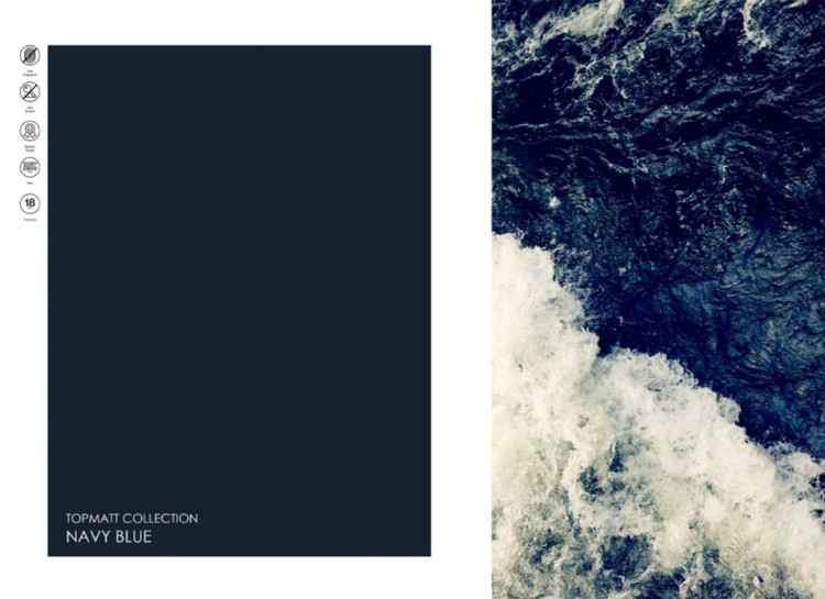 ام دی اف بارشین 4106 navy blue