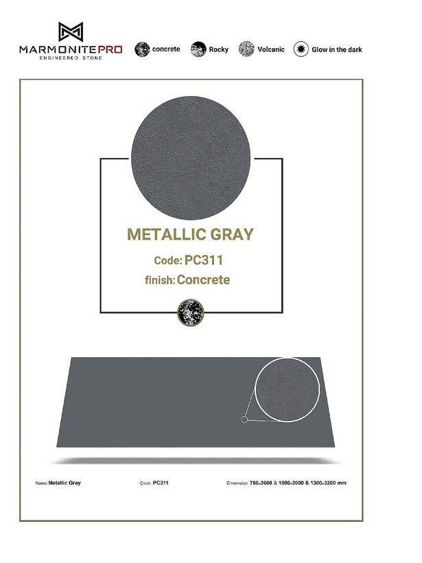 مارمونایت پرو PC311 metallic gray
