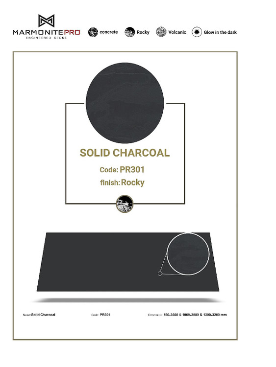 مارمونایت پرو PR 301 solid charcoal