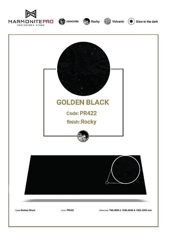 مارمونایت پرو PR 422 golden black