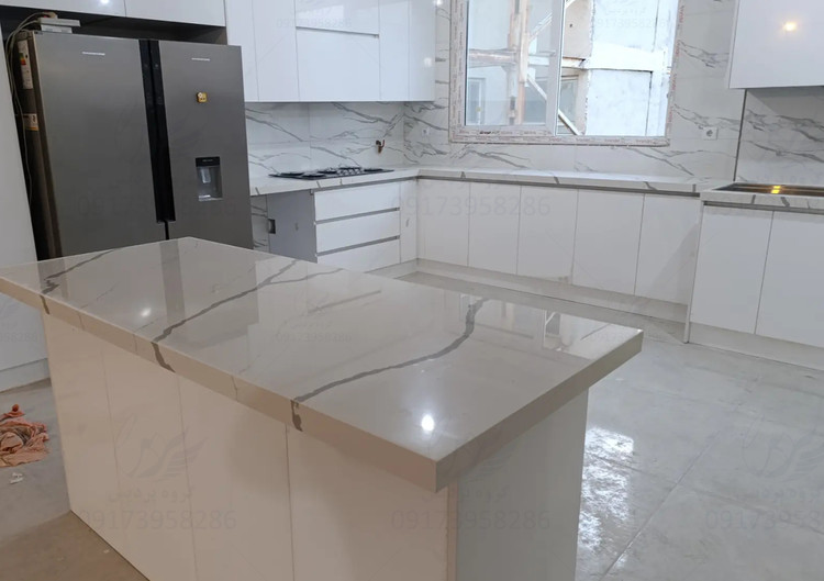 کوارتز کاینداستون کد 611 calacatta